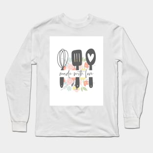 Made With Love | Charcoal Long Sleeve T-Shirt